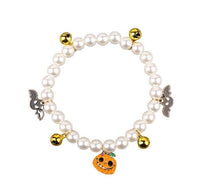 Halloween Pet Pearl Necklace - Adorable Cat and Dog Bell Accessory - 4FurBaby