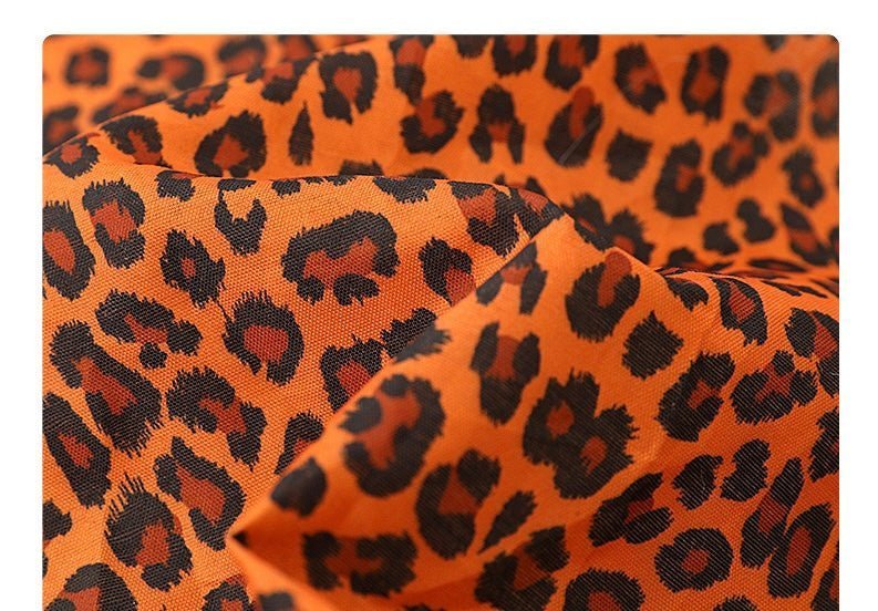 New Leopard Print Cat Bandana Bib - Comfortable Pet Triangle Scarf - 4FurBaby