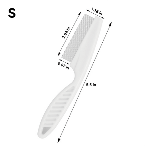 Professional Pet Flea & Grooming Comb - 2 - in - 1 Deep Clean Solution - Deep Fur Care Made Easy - 4FurBaby