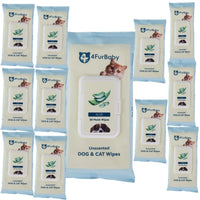 Travel - Sized Portable 30 Wipes - 100% plant - based Pet Wipes – Biodegradable, Gentle, and Soothing - 4FurBaby