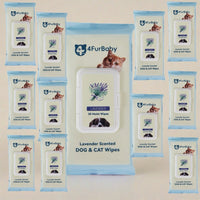 Travel - Sized Portable 30 Wipes - 100% plant - based Pet Wipes – Biodegradable, Gentle, and Soothing - 4FurBaby